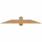 Ekena Millwork Eugene Smooth Timber Gable Bracket, Western Red Cedar, 60"W x 10"H x 3 1/2"D x 5 1/2"F, 4/12 Pitch GBW060X10X0406EUG00SWR - alternate 1